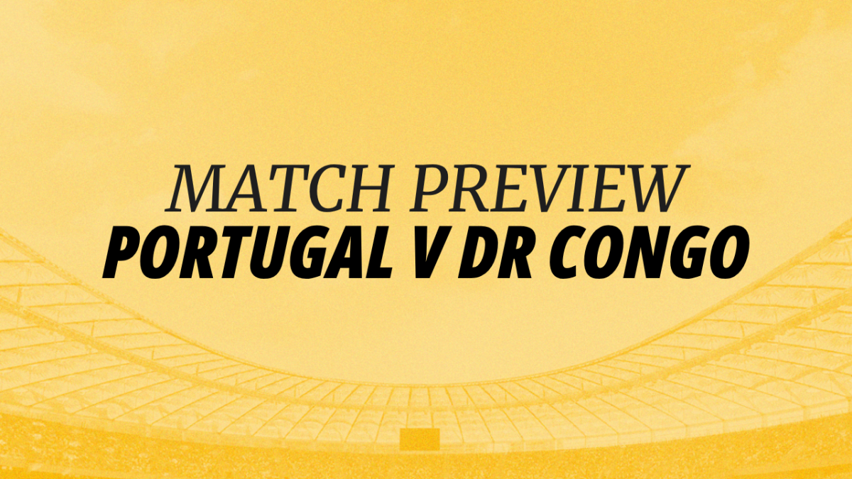 Betfair banner for World Cup clash between Portugal and DR Congo